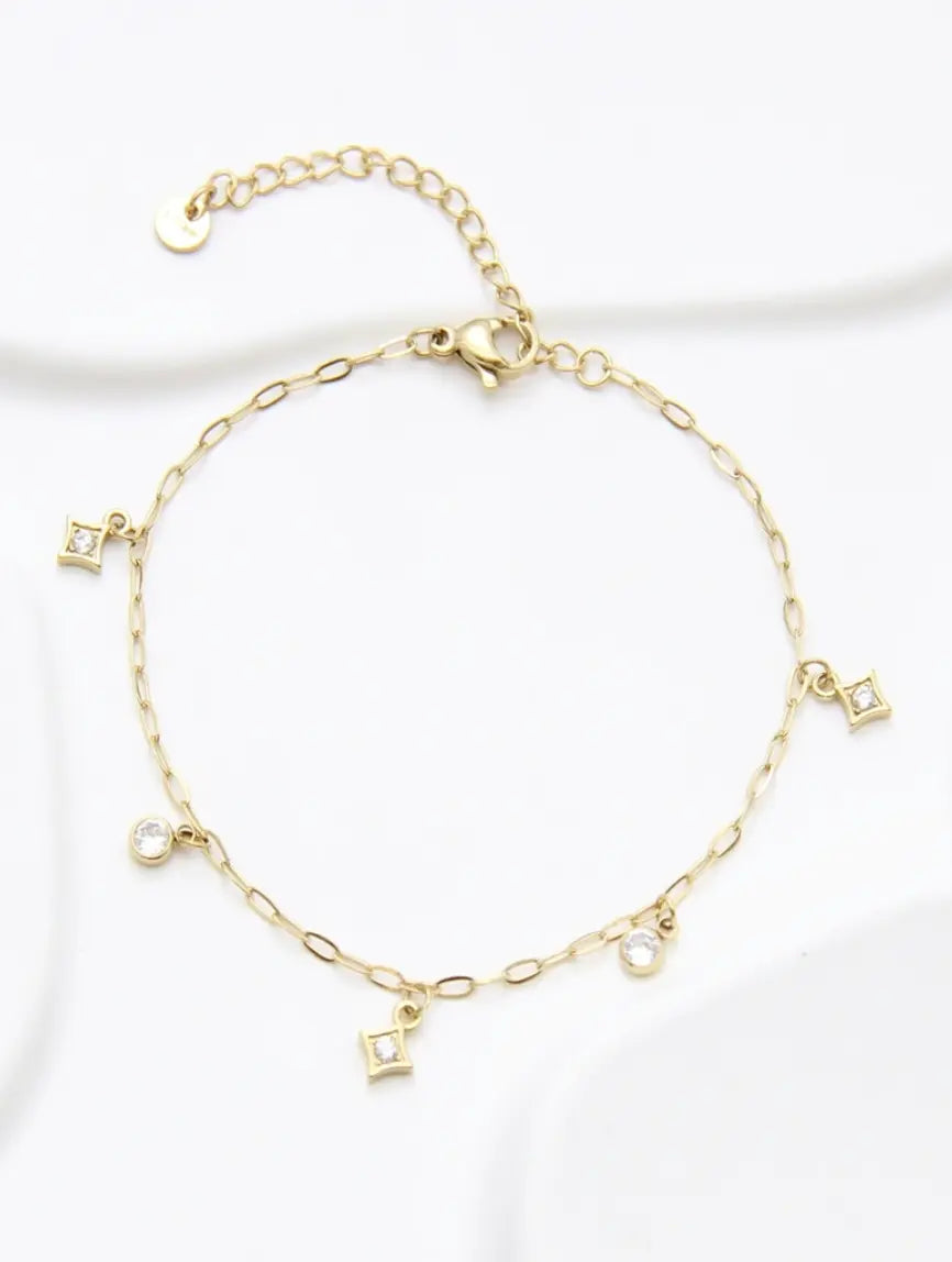 Bracelet doré - CHARMS - Maddy & Co