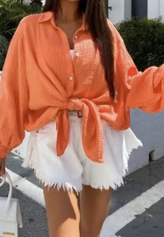 Chemise en gaze de coton