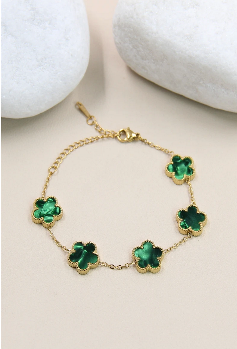 Bracelet TRÈFLE VERT