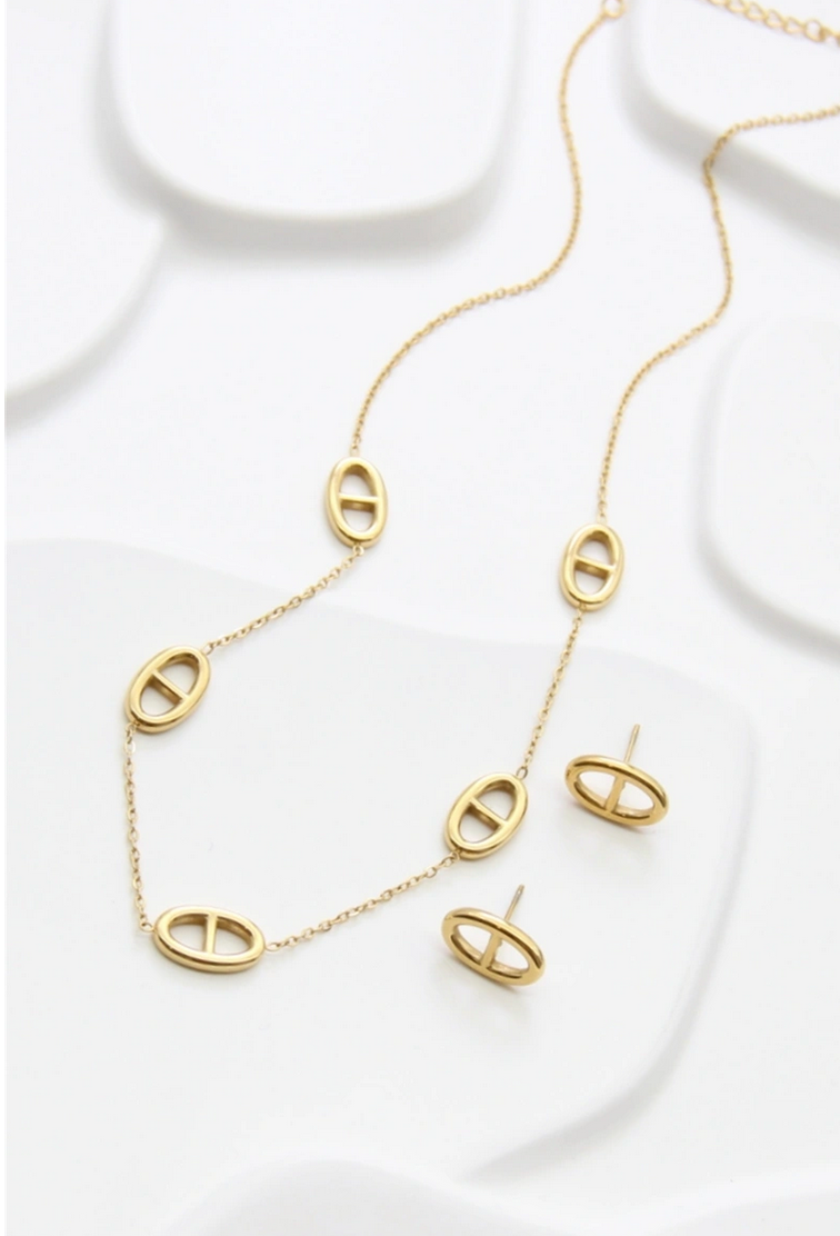 Parrure colllier- boucles d'oreilles