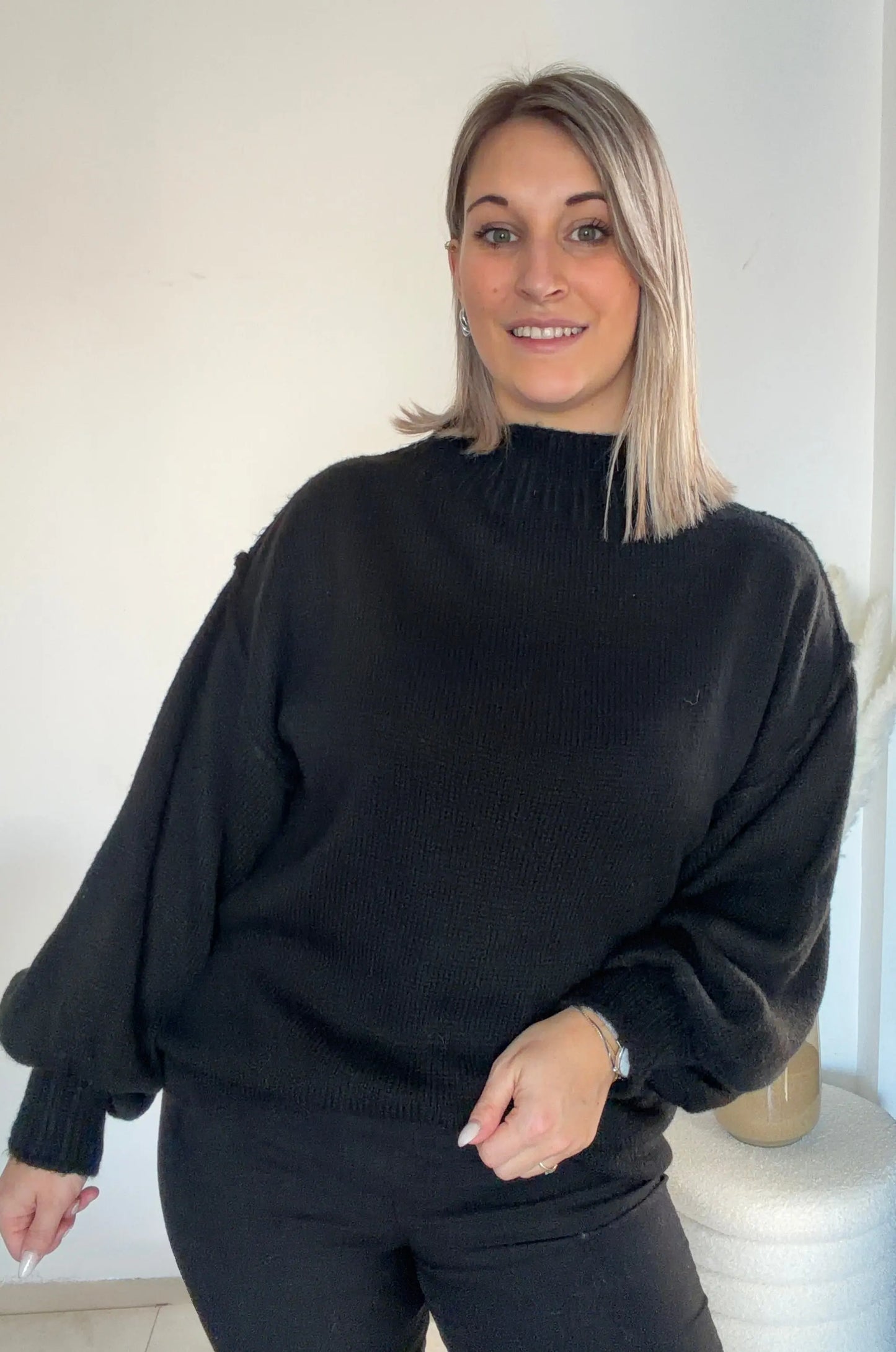 Pull col montant KEYNA - Maille douce & look moderne