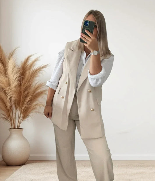 Blazer Léane sans manches