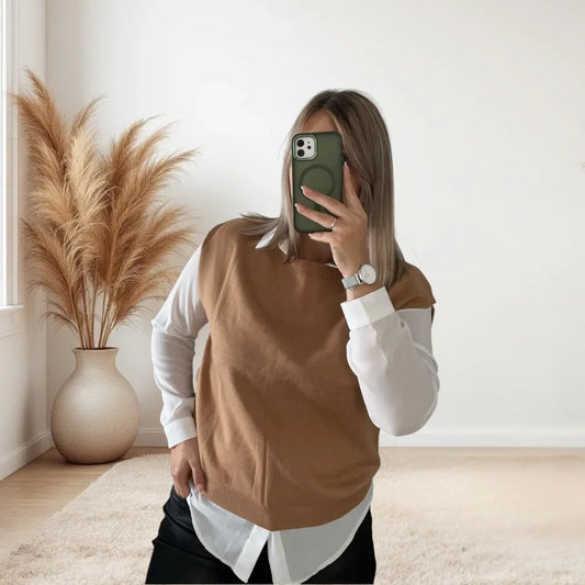 Pull sans manches CLARA