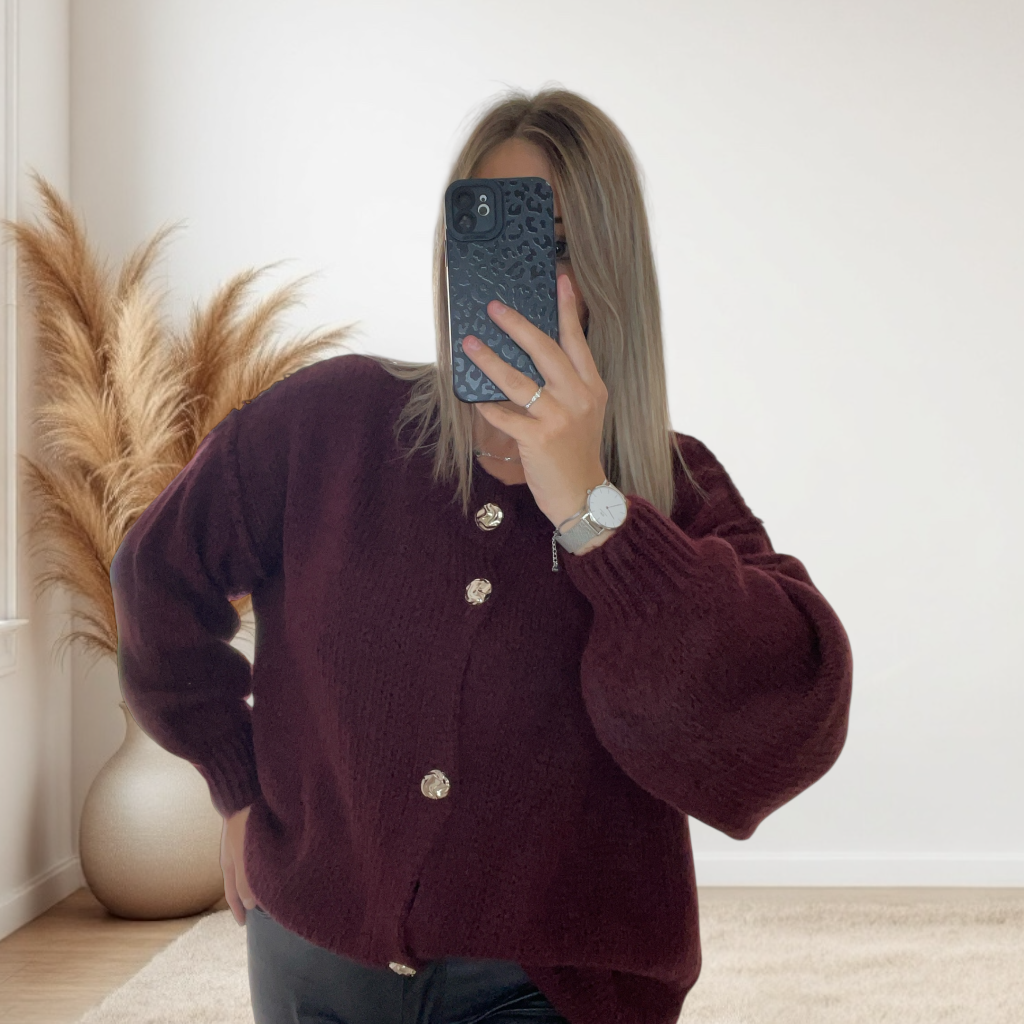 Gilet à boutons CAMILLE