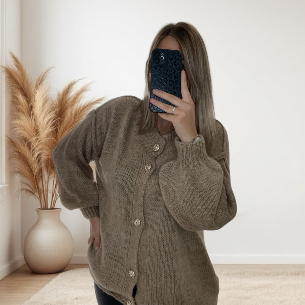 Gilet à boutons CAMILLE