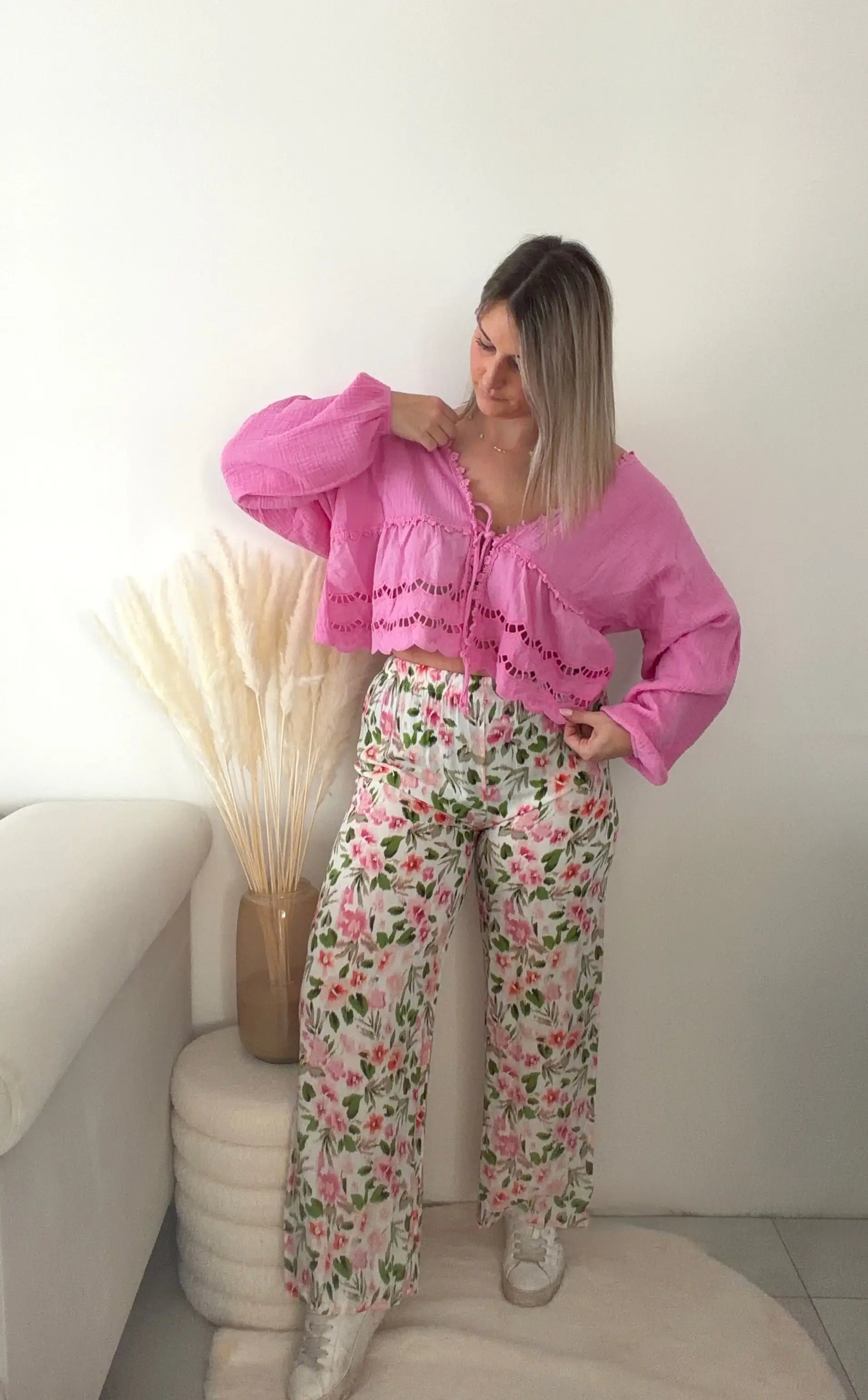 Blouse Rose - Positano Maddy & Co
