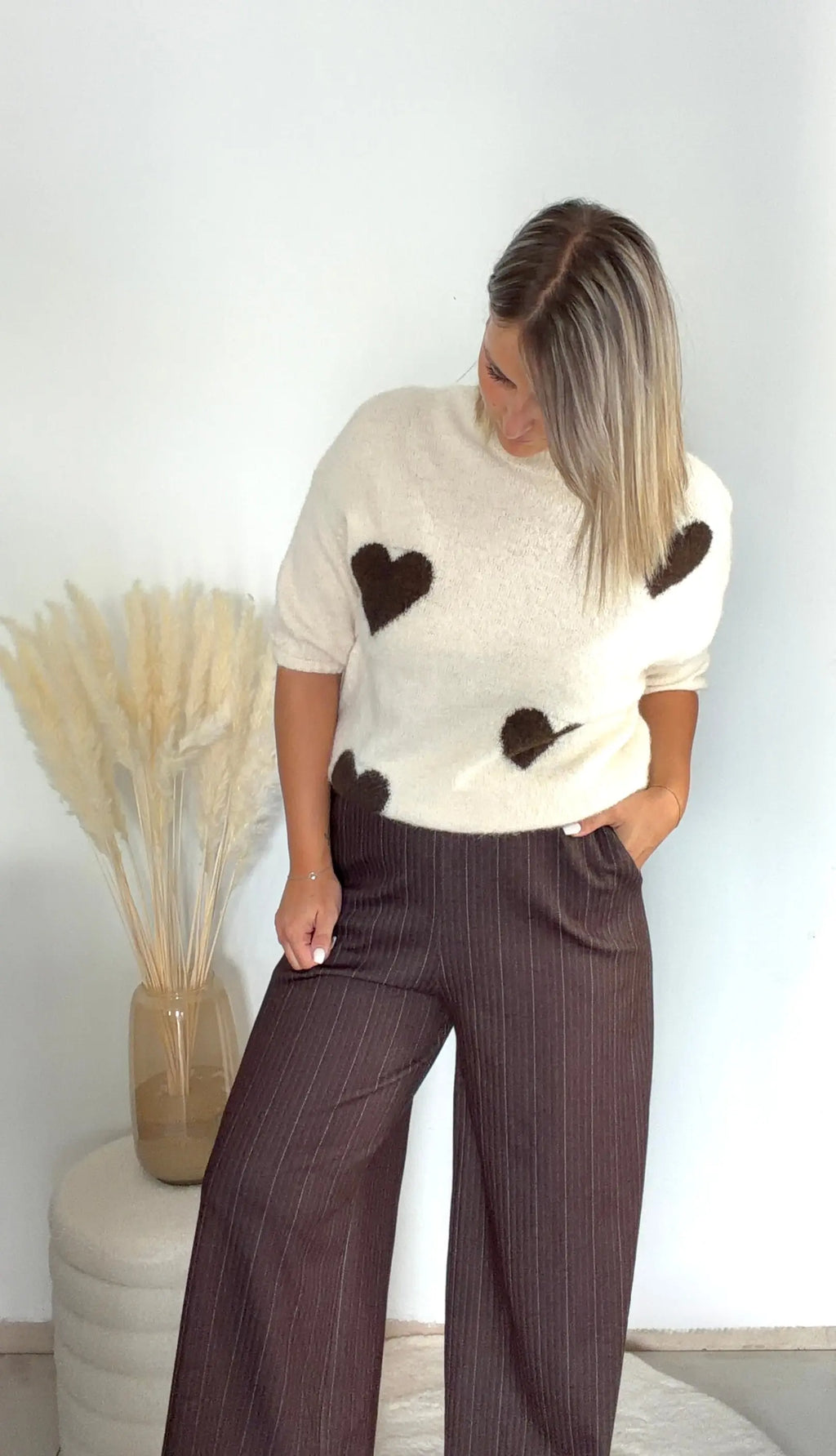 Pull Heart - écru Maddy & Co
