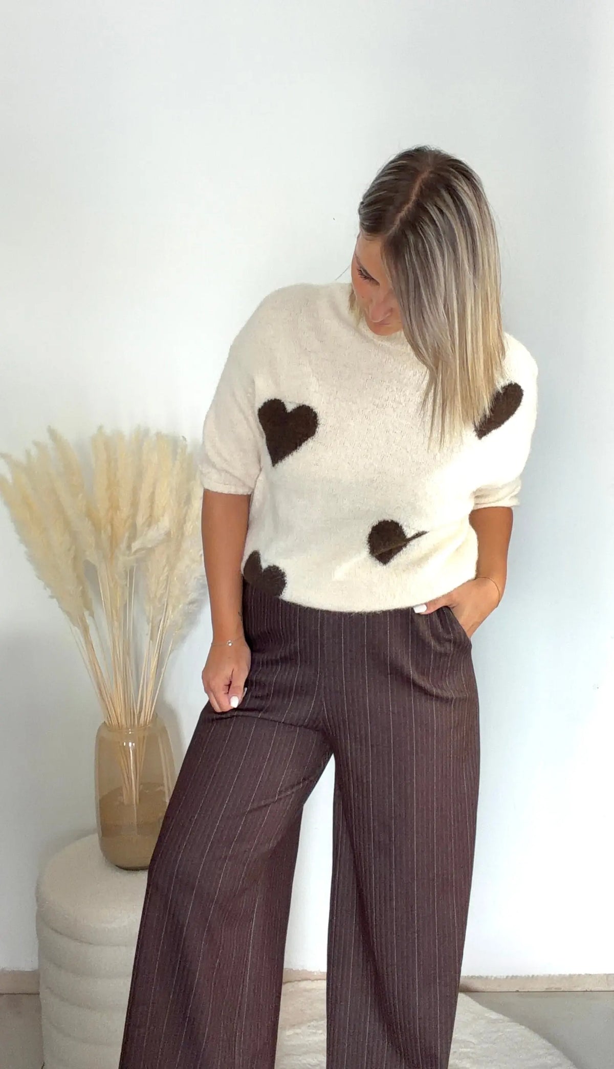Pull Heart - écru Maddy & Co