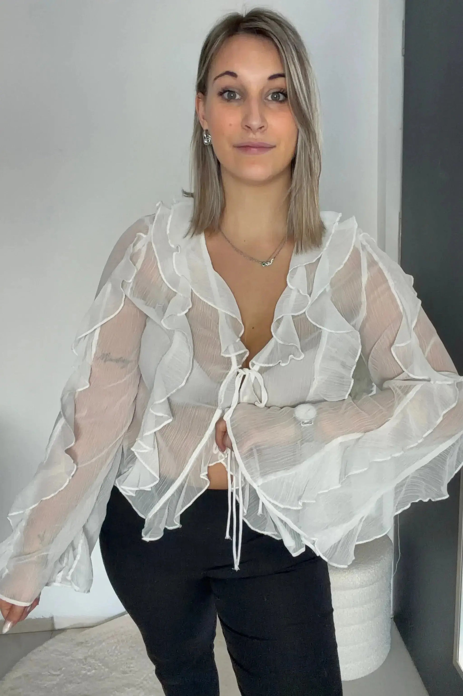 Blouse White Maddy & Co