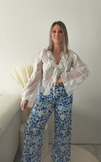 Blouse à volants - white Maddy & Co