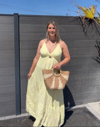 Robe Soleil - Gaze de coton Jaune Maddy & Co