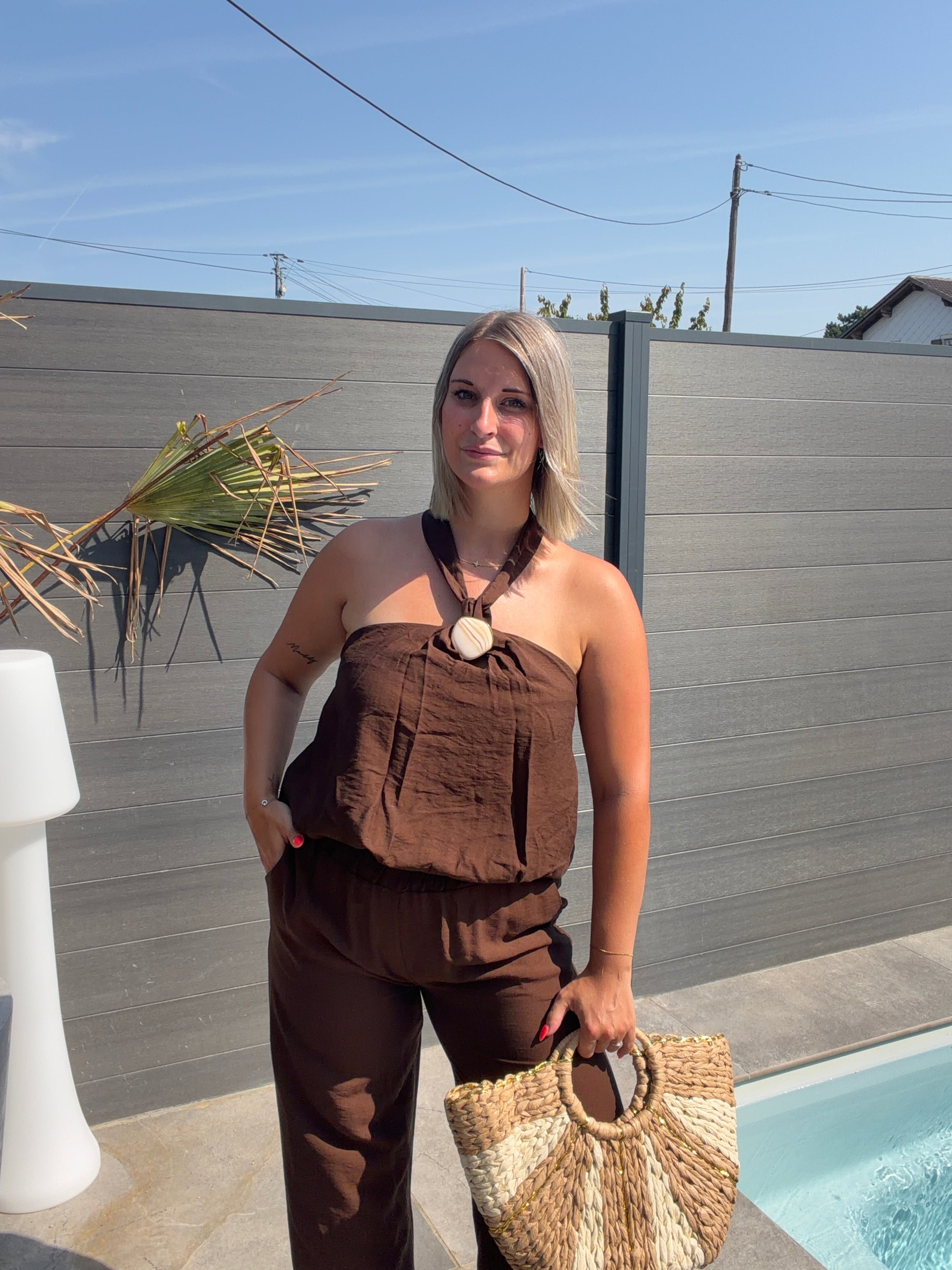 Top dos nu Amelie - Marron Maddy & Co