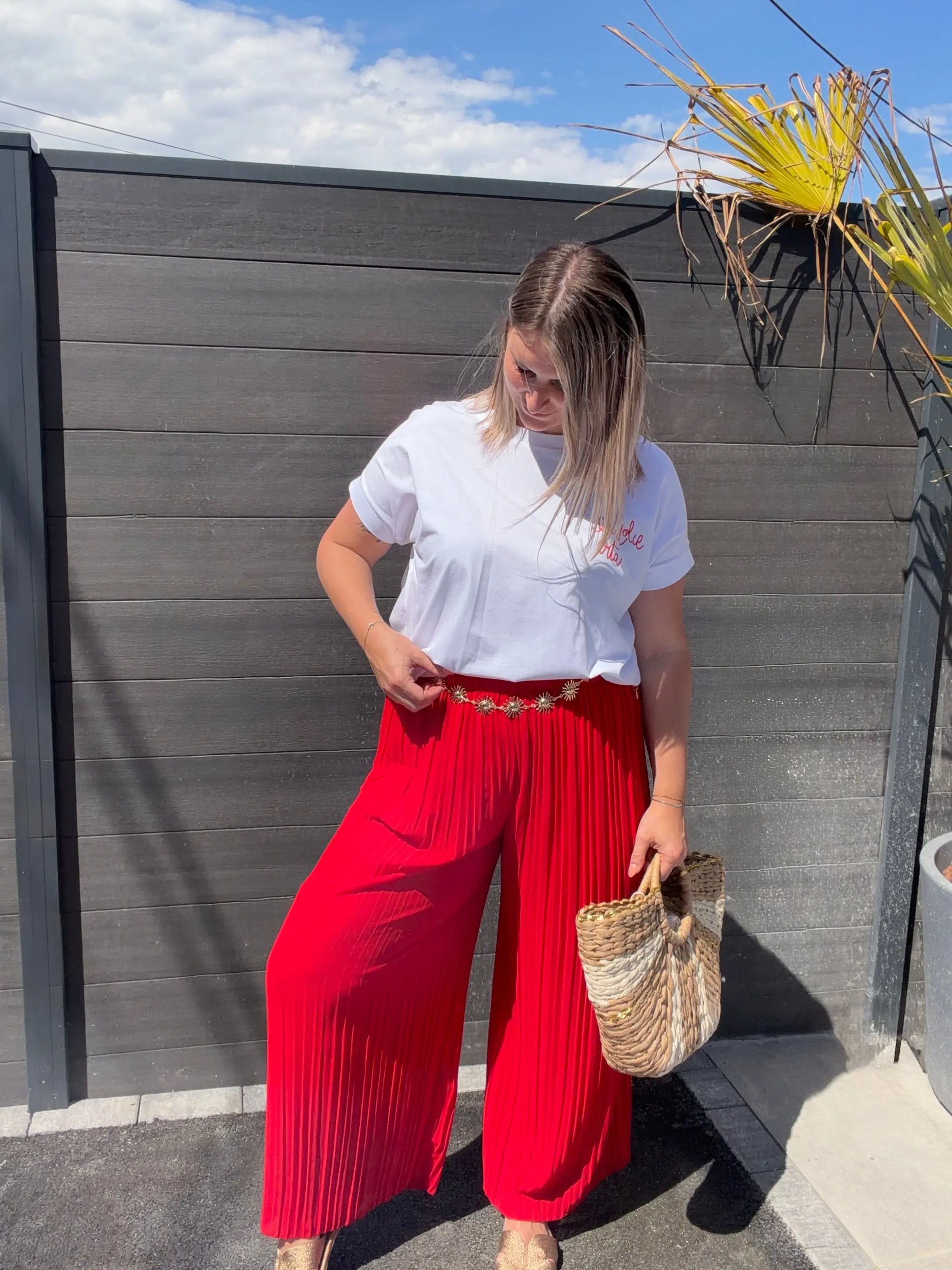 Pantalon Alma - Rouge Maddy & Co