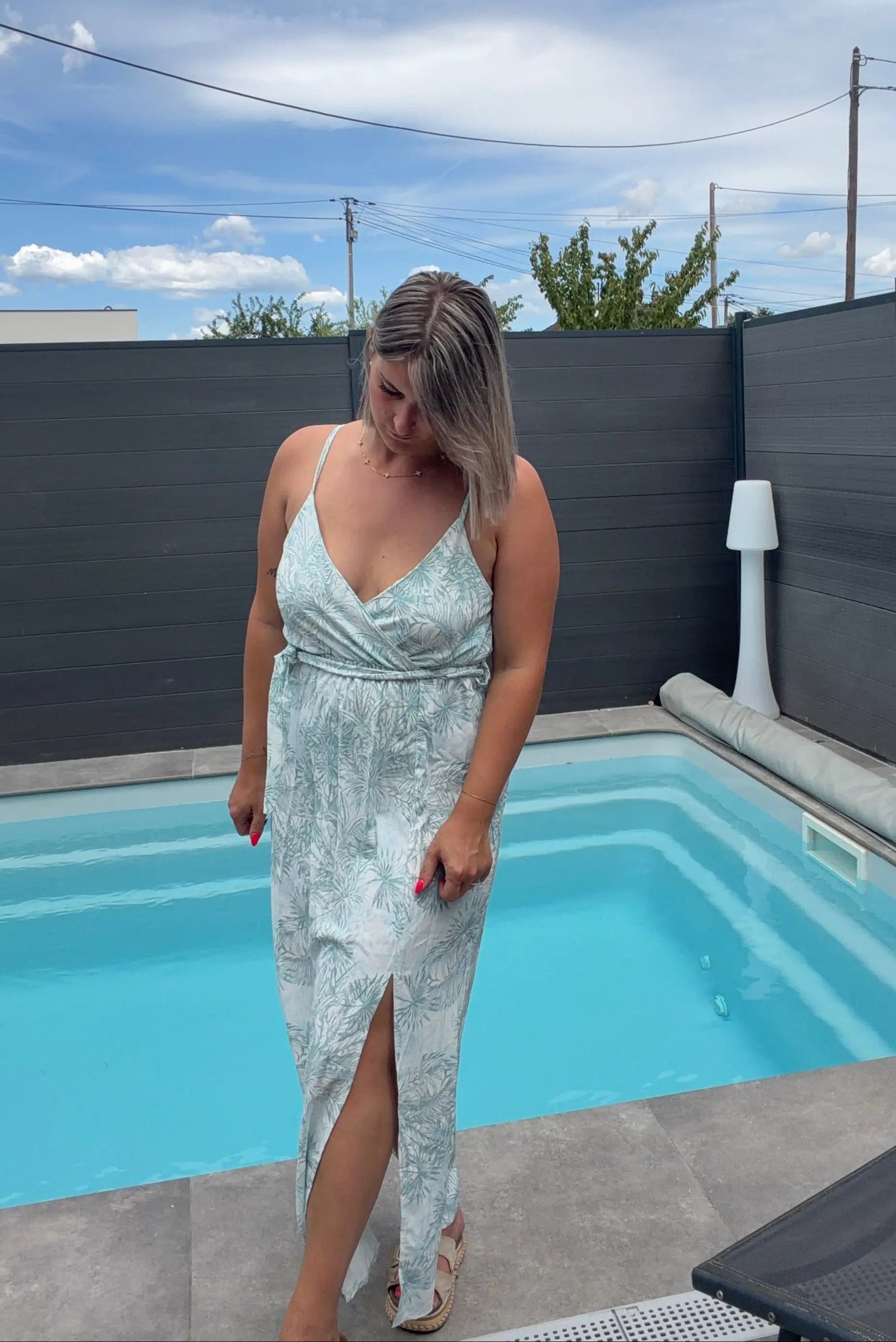 Robe céladon Maddy & Co