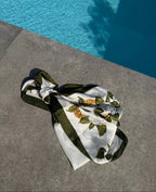 Foulard carré imprimé - Kaki Maddy & Co