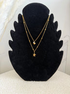 Collier double doré - Étoile de mer & coquillage Maddy & Co