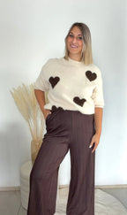 Pull Heart - écru Maddy & Co