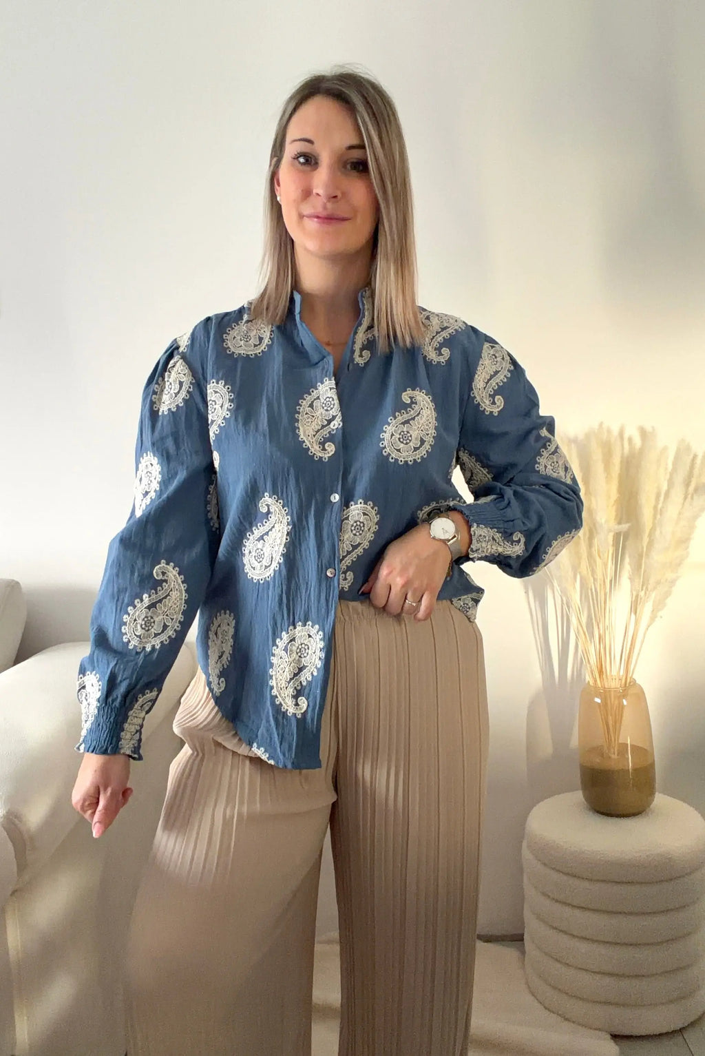 Pantalon Alma - Beige Maddy & Co