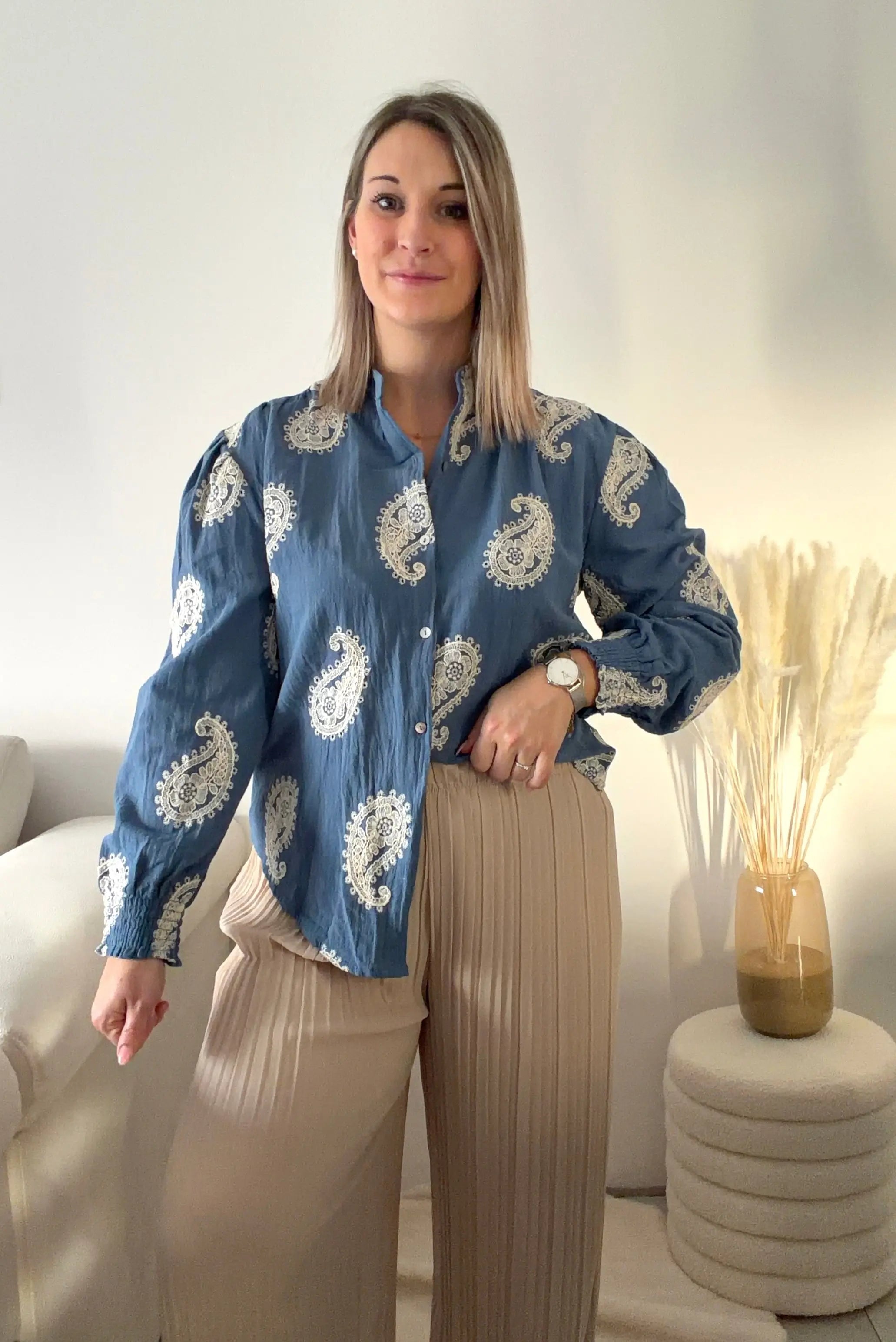 Pantalon Alma - Beige Maddy & Co