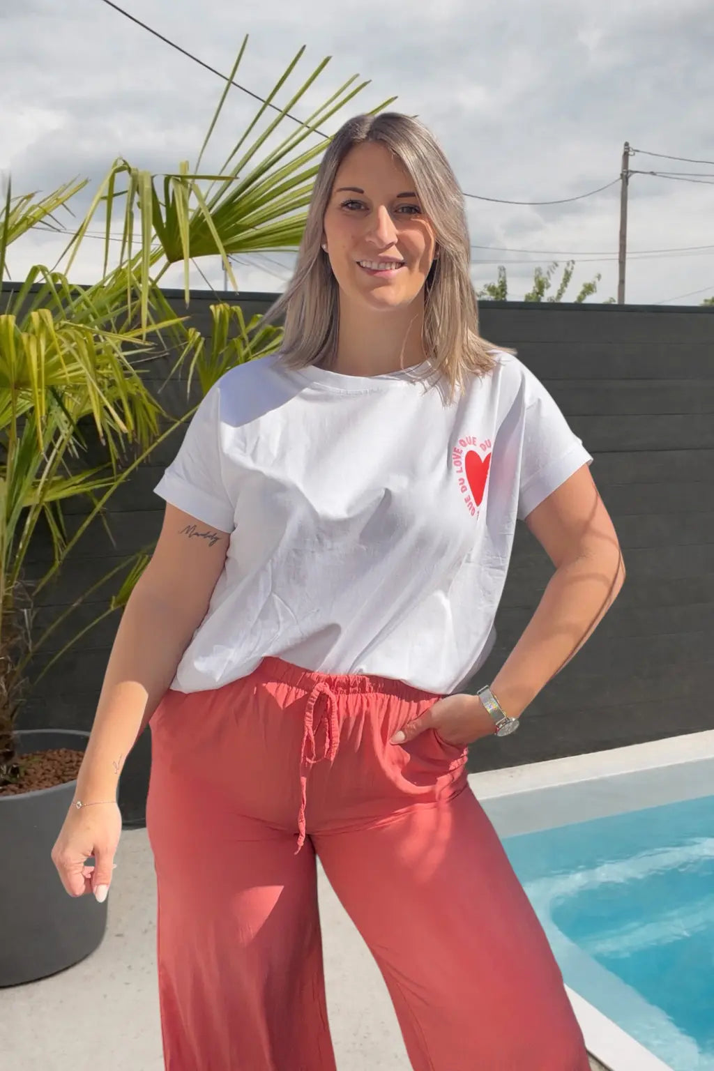 Pantalon fluide Coccio Maddy & Co