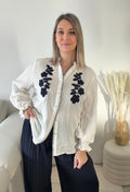 Chemise brodée - Léonie Maddy & Co
