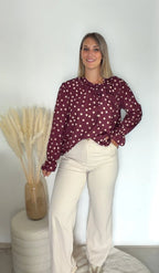 Blouse Emilie - Bordeaux Maddy & Co