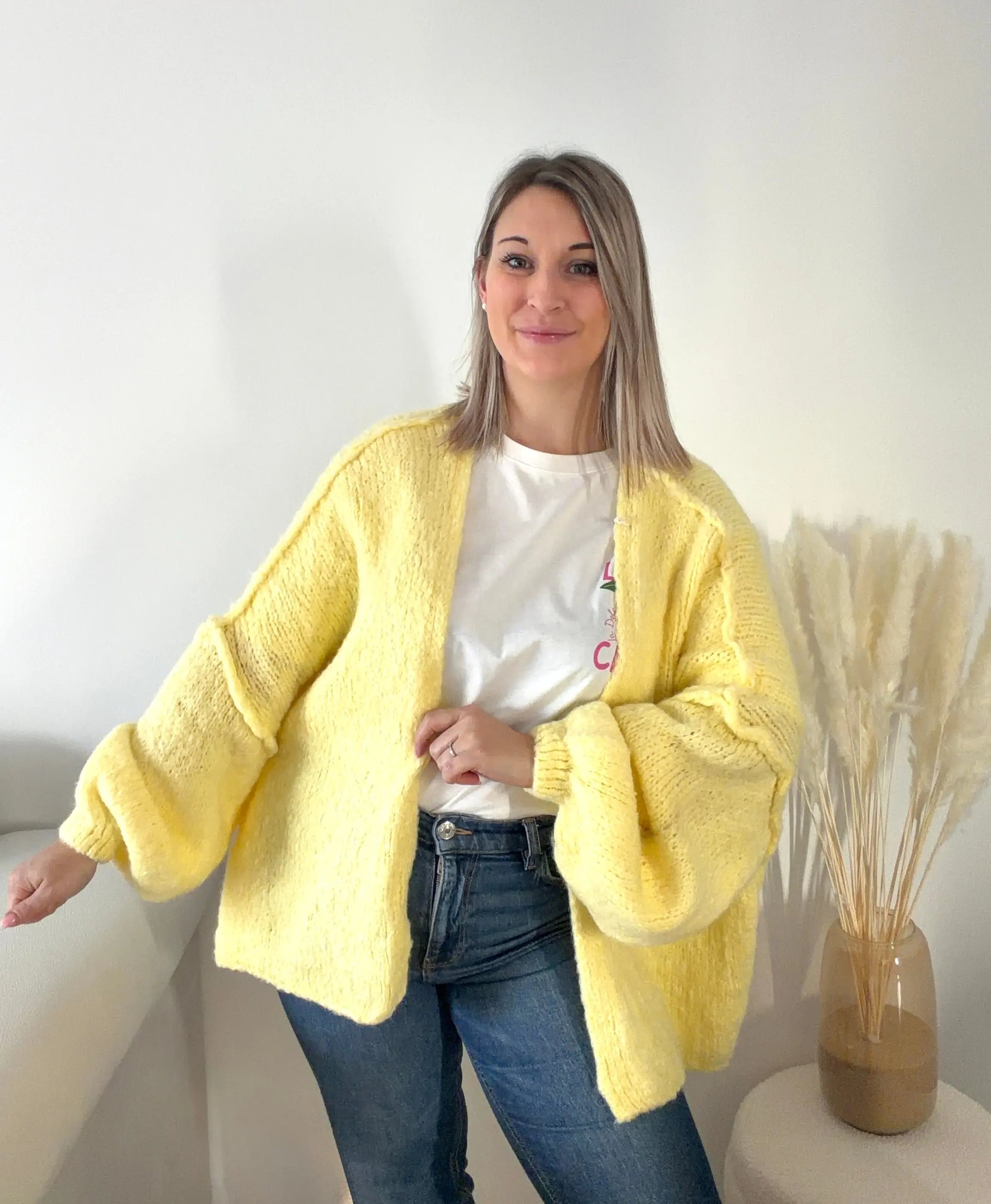 Gilet  DAISY - Jaune Maddy & Co