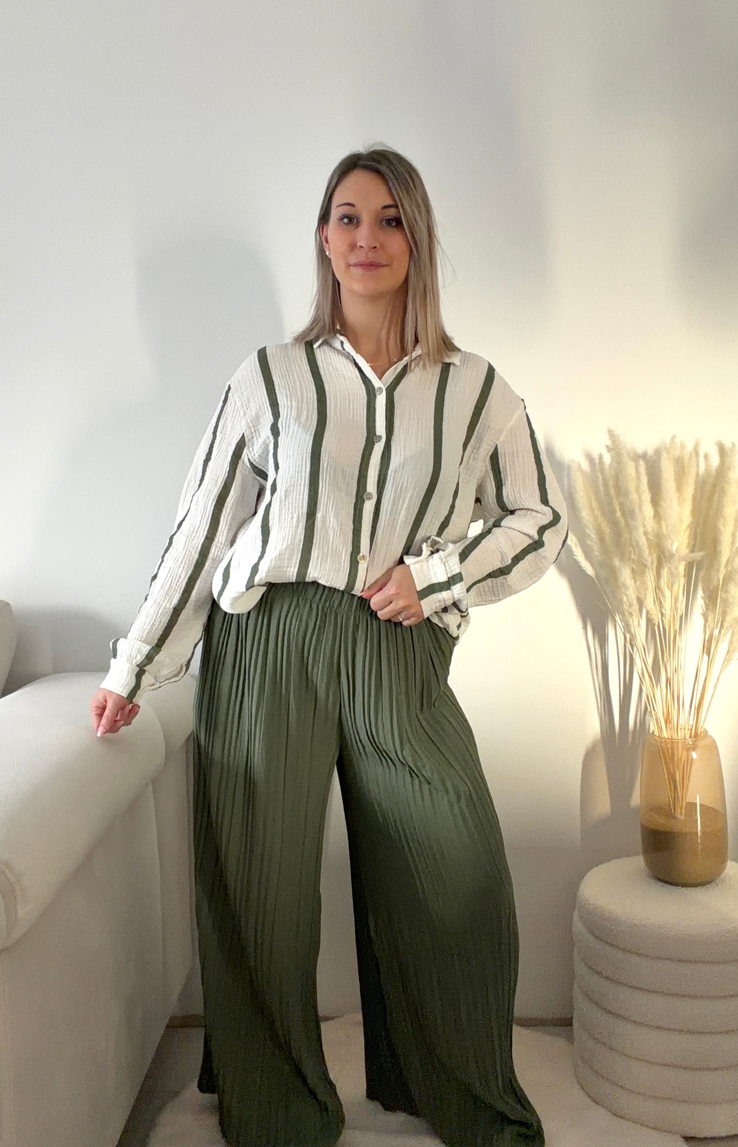 Pantalon Alma - Kaki