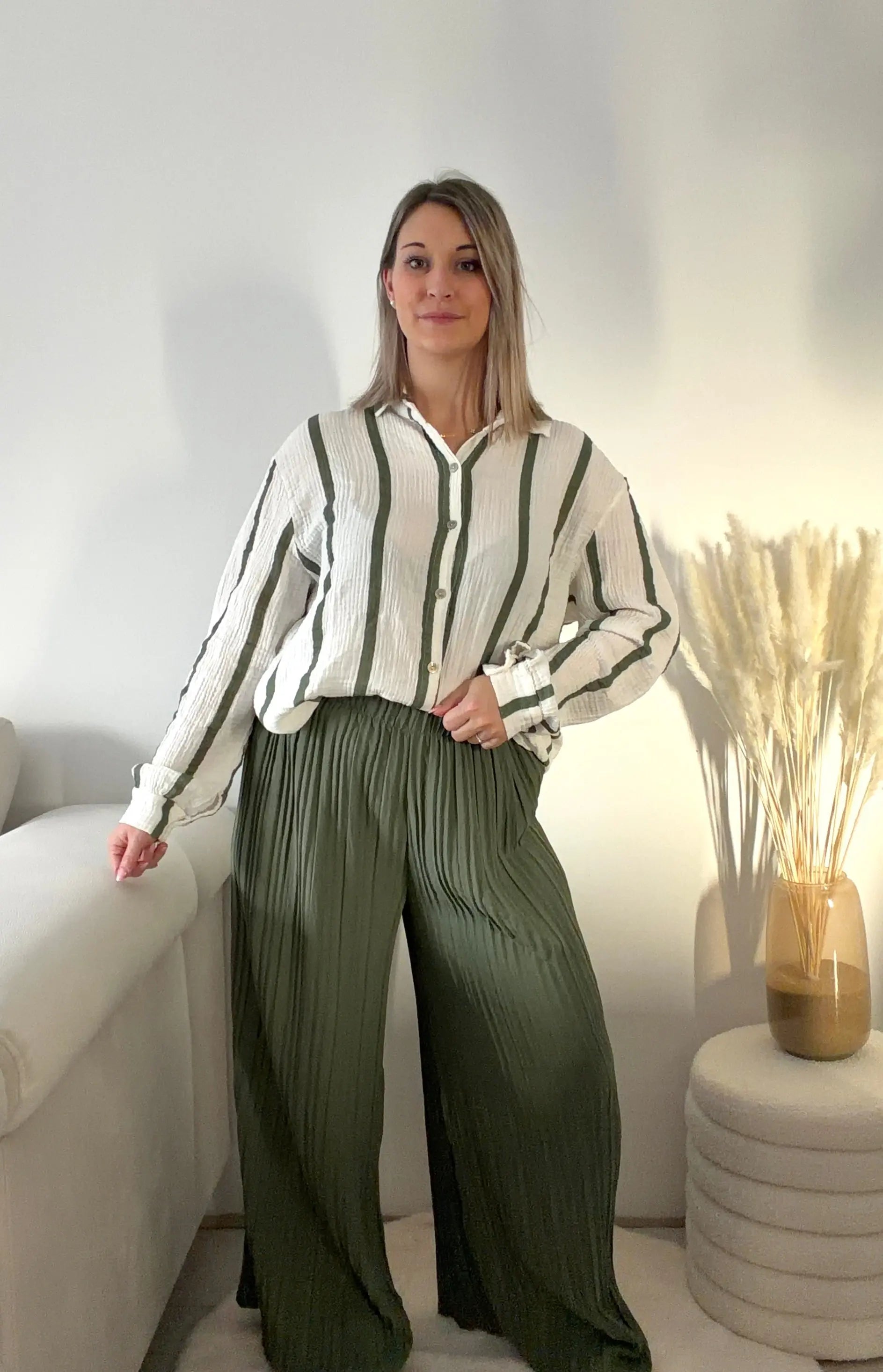 Pantalon Alma - Kaki Maddy & Co