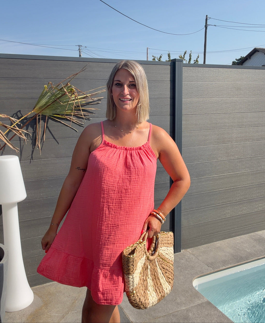 Robe Gaza - Corail Maddy & Co