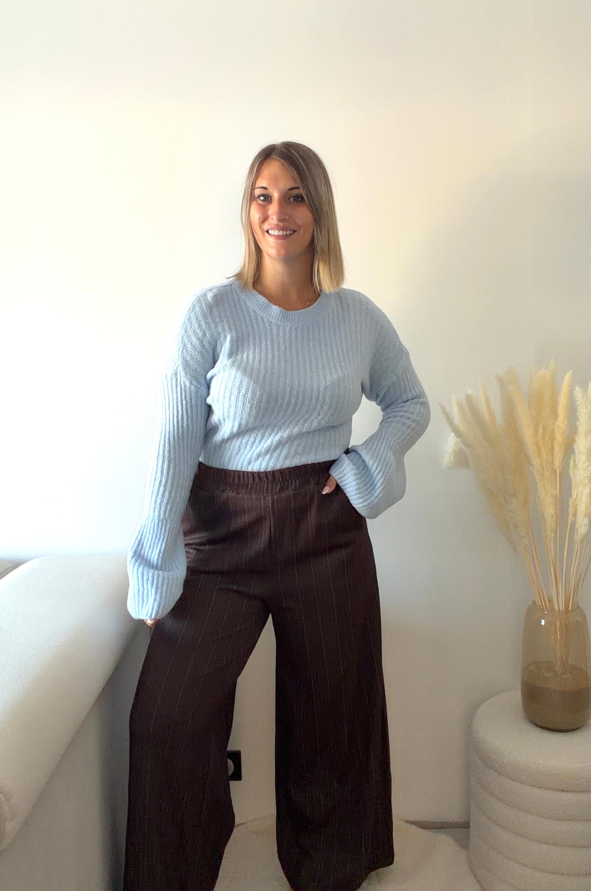 Pull en maille Azur - Bleu ciel Maddy & Co