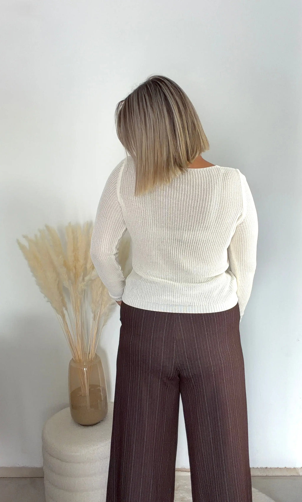 Pull col V - Mocka Maddy & Co