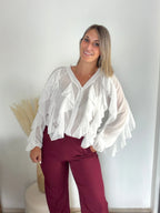 Chemisier FANELLA - Blanc Maddy & Co
