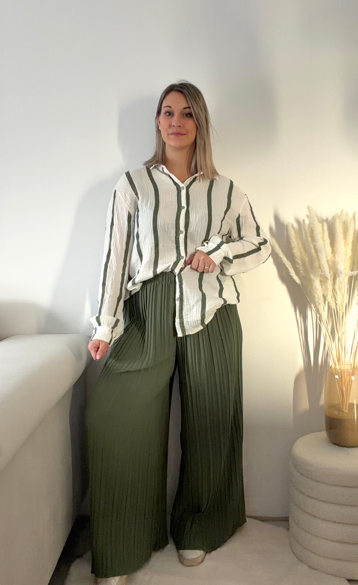 Pantalon Alma - Kaki