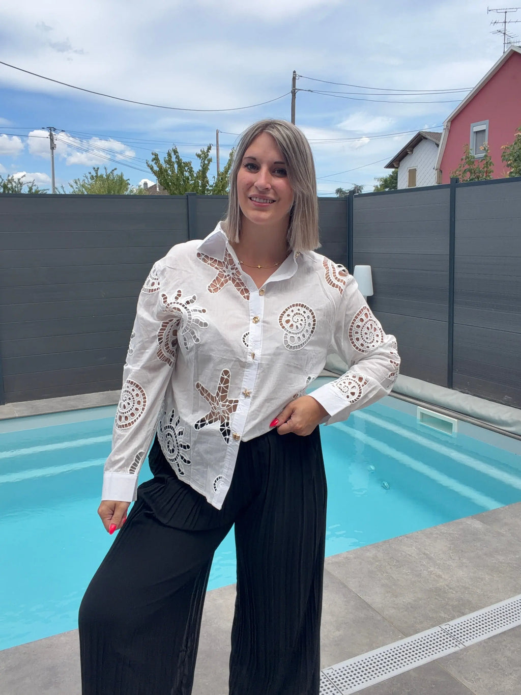 Chemise Brodée Vicky Maddy & Co