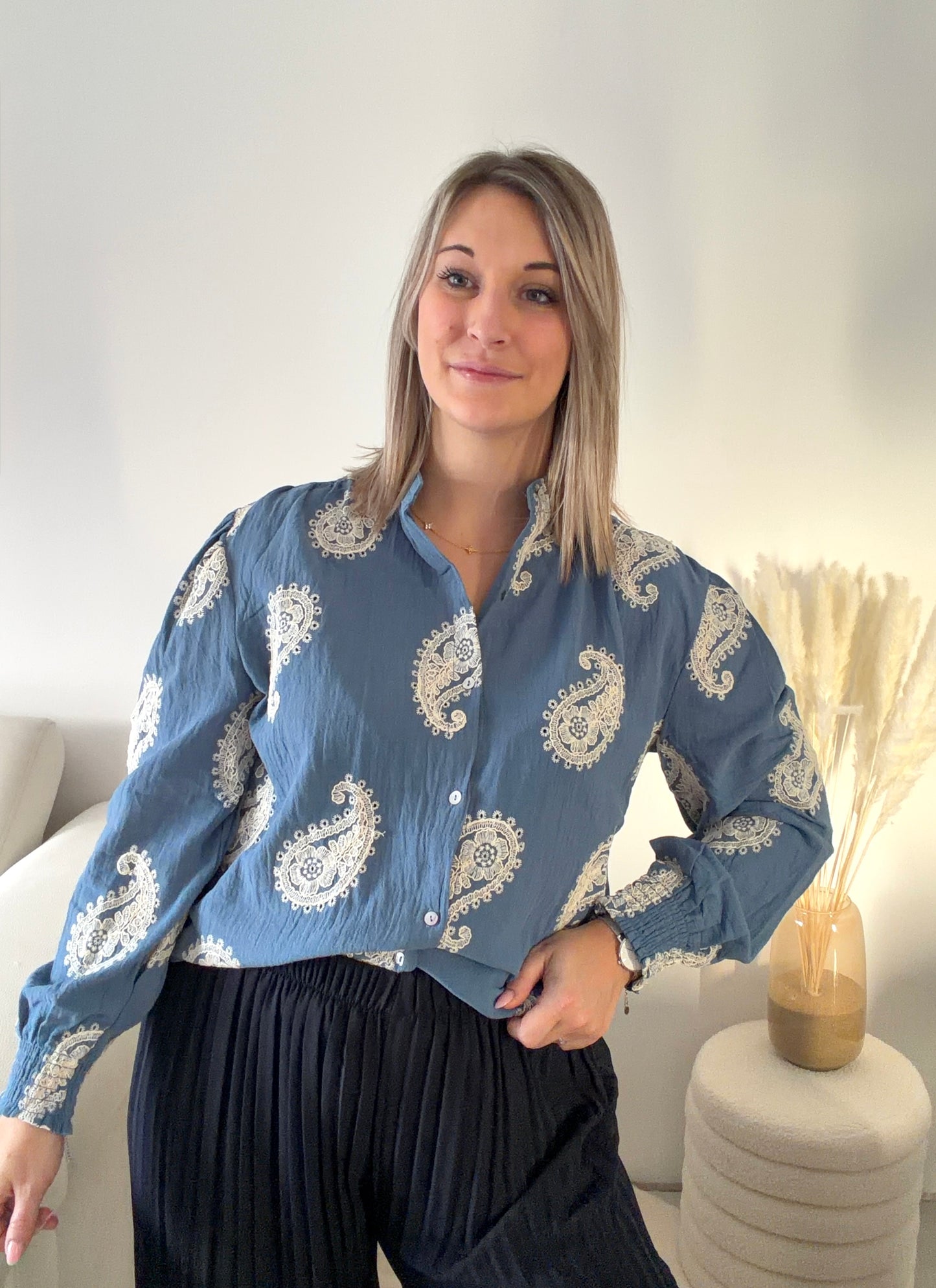 Chemise brodée - Riveria