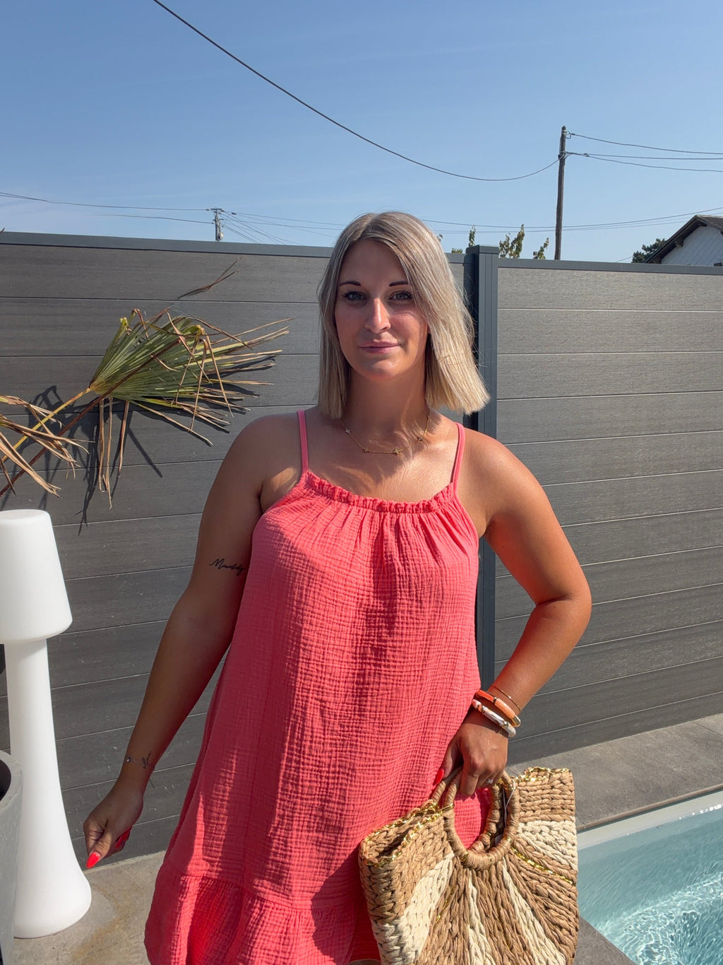 Robe Gaza - Corail Maddy & Co