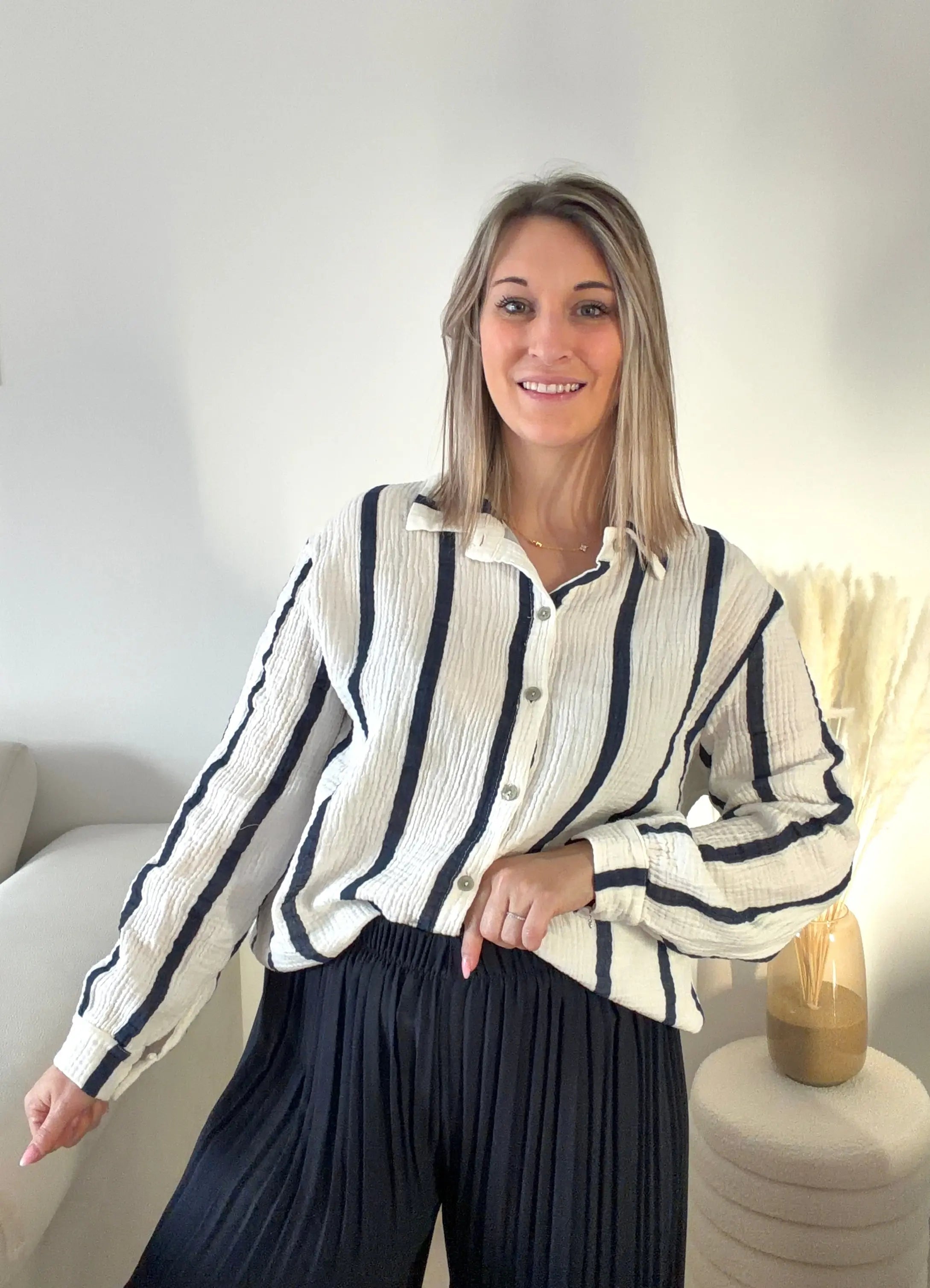 Chemise Bleu - Serena Maddy & Co