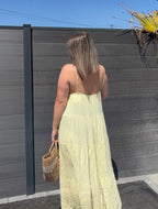 Robe Soleil - Gaze de coton Jaune Maddy & Co