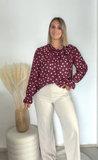 Blouse Emilie - Bordeaux Maddy & Co