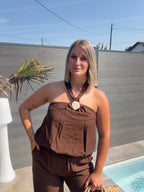 Top dos nu Amelie - Marron Maddy & Co