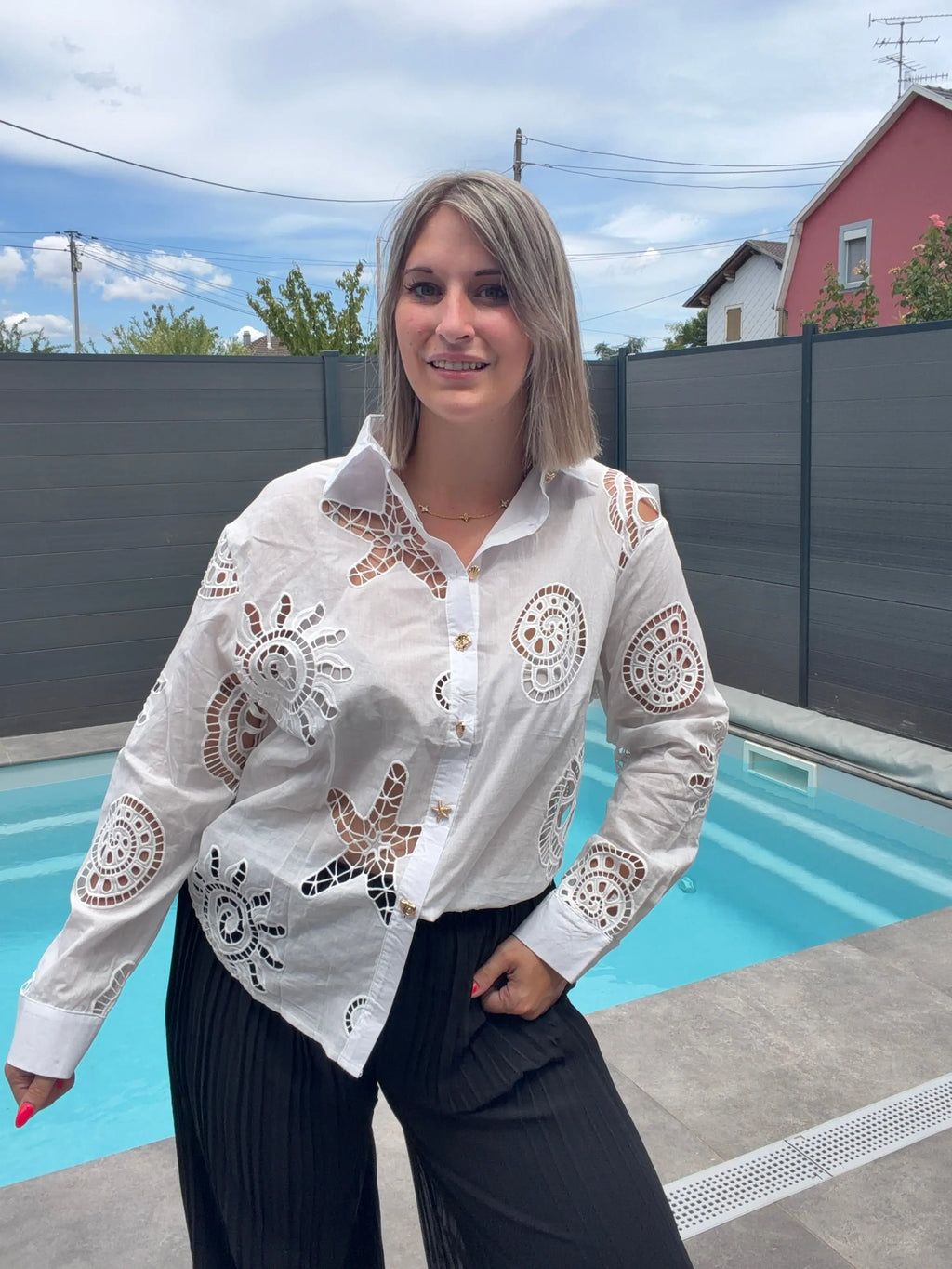 Chemise Brodée Vicky Maddy & Co