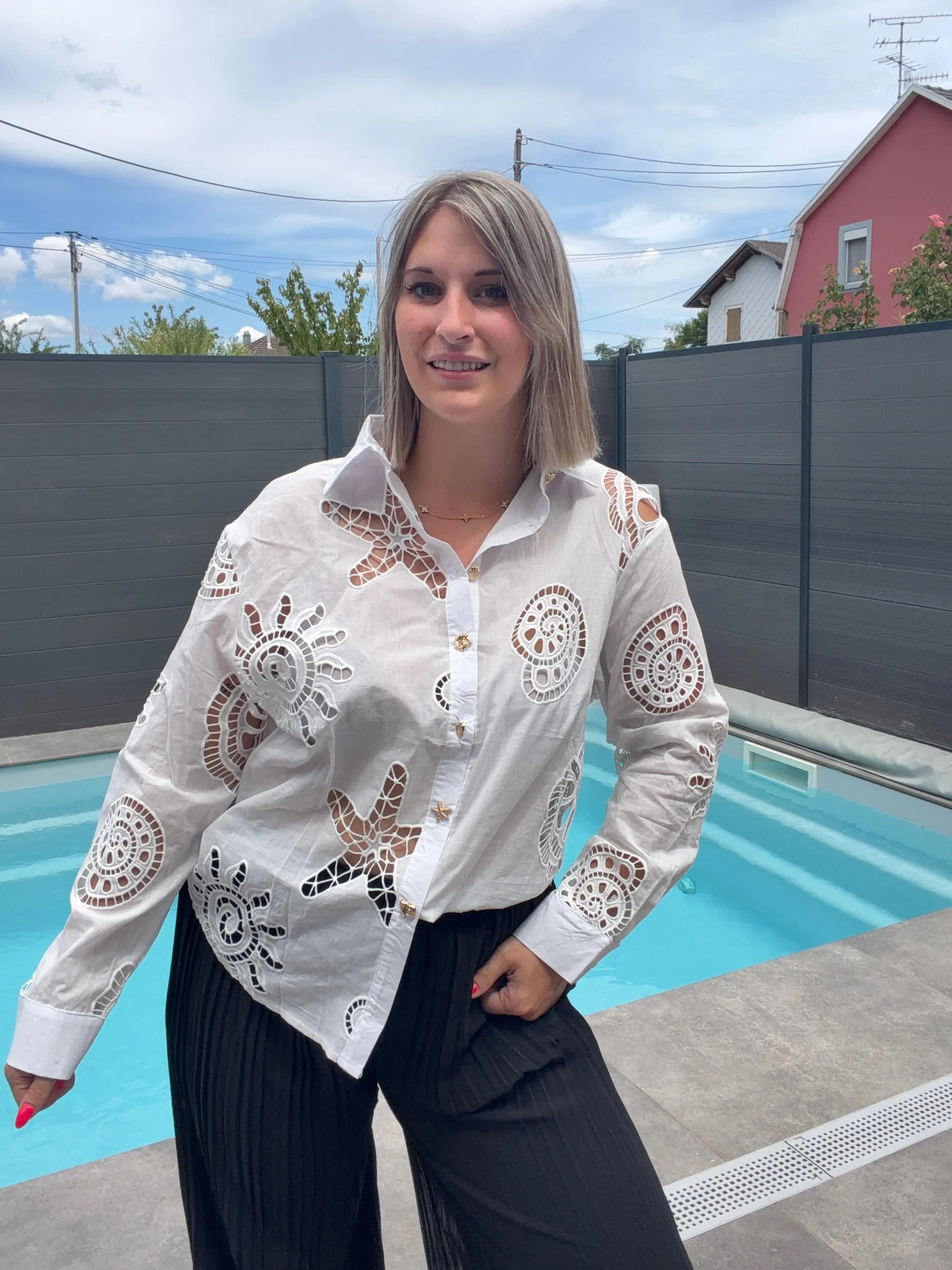 Chemise Brodée Vicky Maddy & Co
