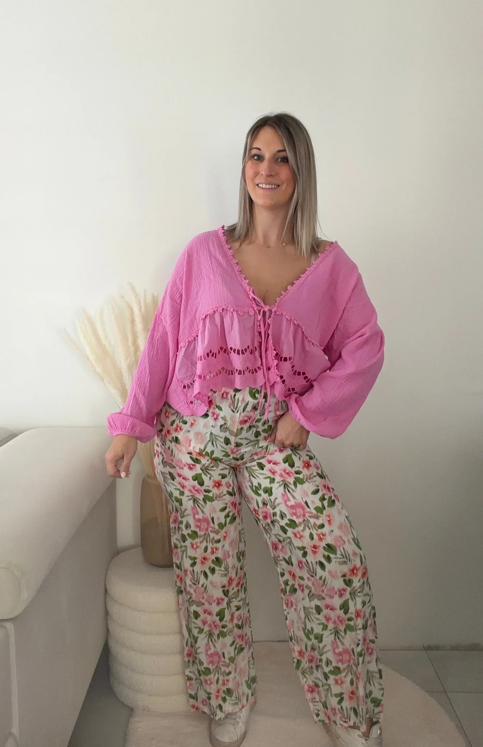 Pantalon Flora - Blush Maddy & Co