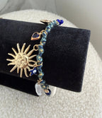Bracelet breloque bleu - Soleil Maddy & Co