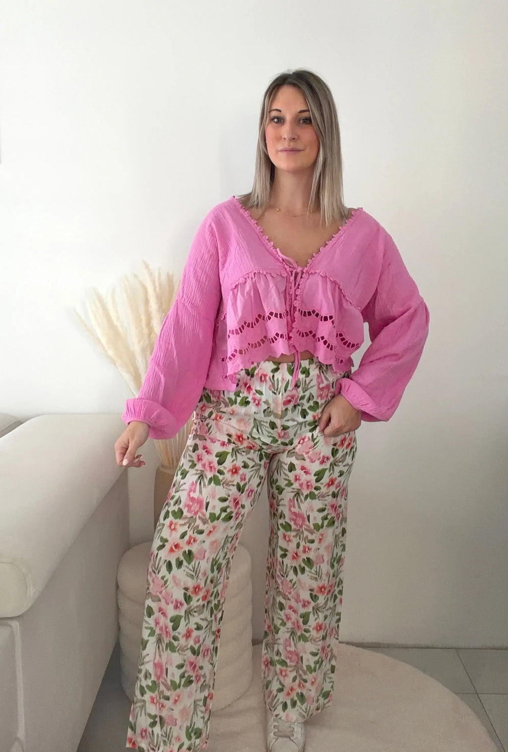 Pantalon Flora - Blush Maddy & Co