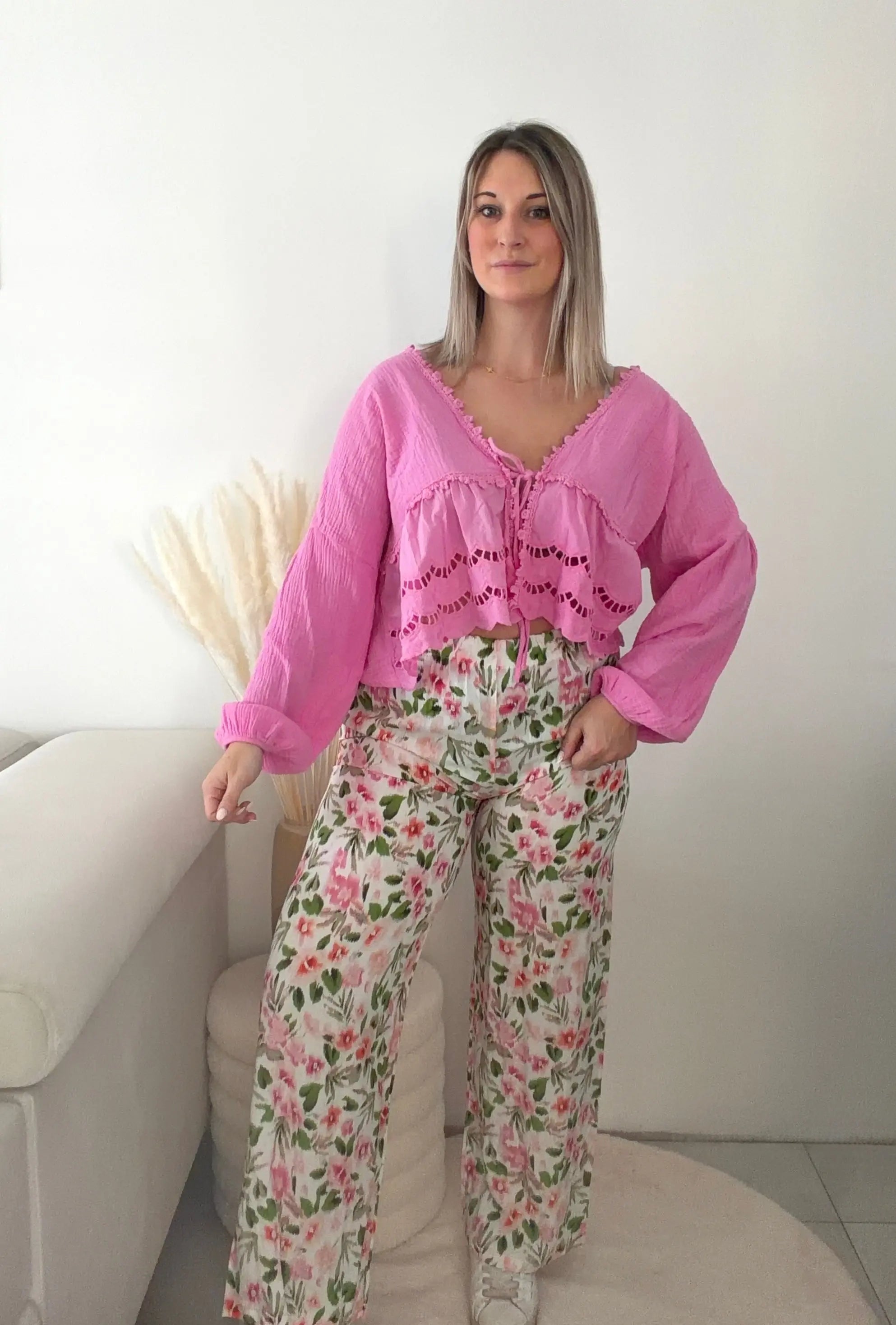 Pantalon Flora - Blush Maddy & Co