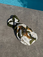 Foulard carré imprimé - Kaki Maddy & Co