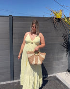 Robe Soleil - Gaze de coton Jaune Maddy & Co