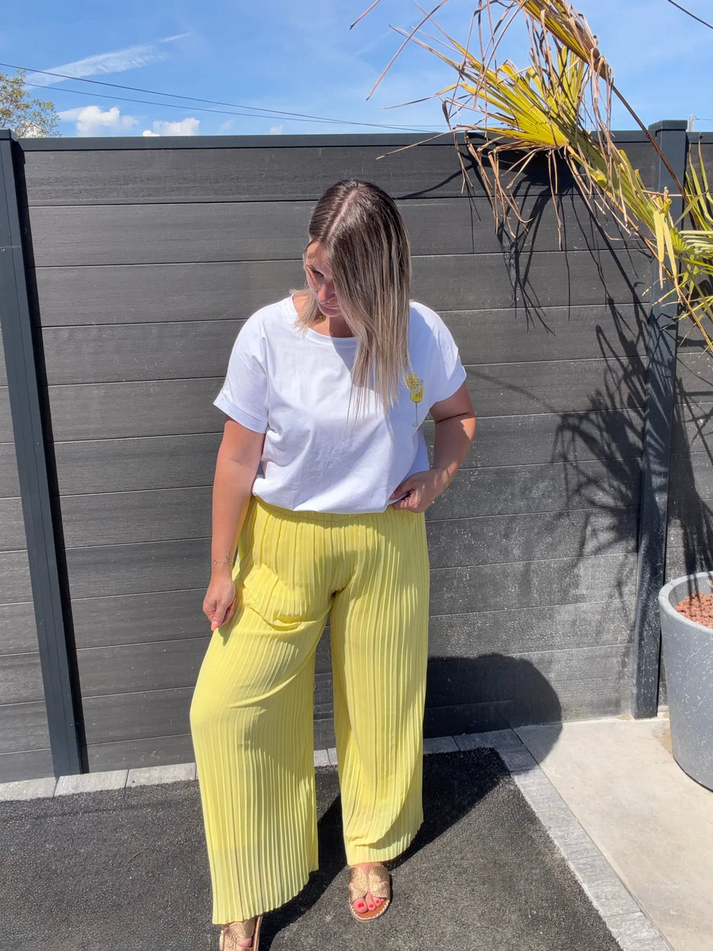 Pantalon Alma - Jaune Maddy & Co